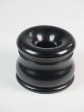 Antique Gaboon Ebony Ladies Dressing Table Round Hair Tidy With Lid