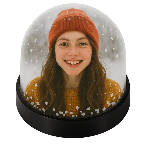 Custom photo snow globe - photo,