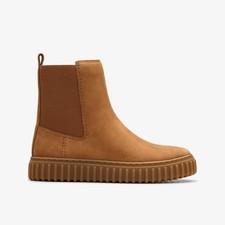 Clarks Kids Unisex,Girls,Boys Tor Hill Top Older Light Tan Torhill,Ankle Boots