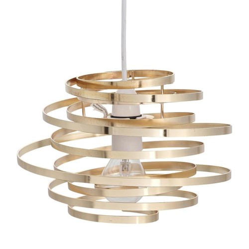 Gold easy fit ceiling light - ceiling,