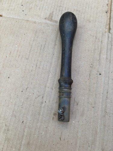 Vintage brass wooden pad saw - vintage,