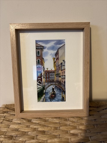 Framed print venition gondola - framed,