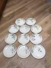 K&A Krautheim & Adelberg Selb Bavaria Germany Meadow Flow Scene Plates x 11