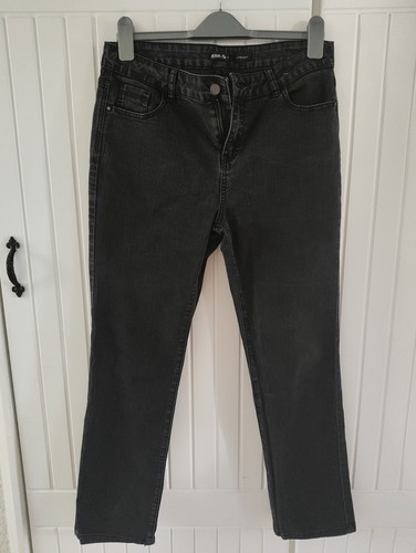Womens washed black jeans - womens,
