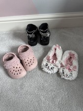 Next Fluffy Clogs, UGG Boots & Disney Slippers - Infant Size 7 / EU 24 Ex Con!