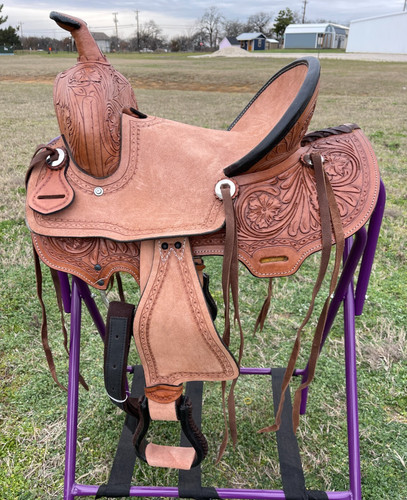 Youth western leather ranch - leather,