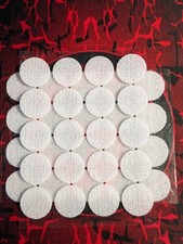  20 Pairs 20 Mm Diameter White