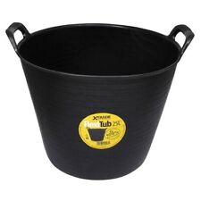 6-Pack Xtrade Black Flexible Tub 25L scaffolding roofing 
