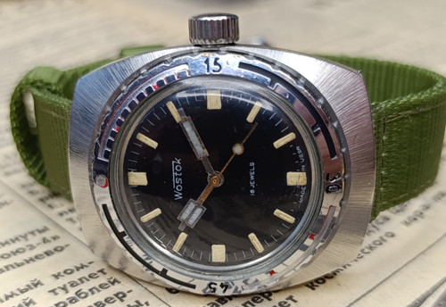 Vintage soviet diver military - vintage,