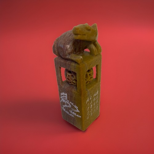 Vtg seal stamp chinese - stamp,
