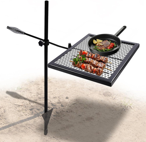 Redcamp swivel campfire grill - swivel,