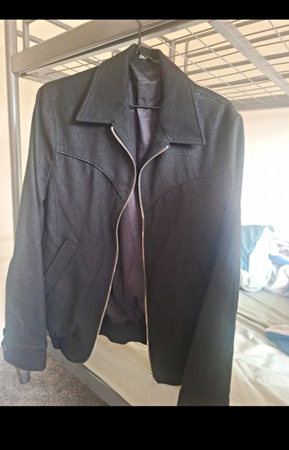 Zara men black zip up - zara,