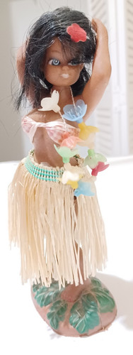Vintage hula girl - girl, dashboard