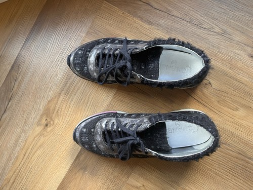 Chanel tweed sneakers - chanel, size