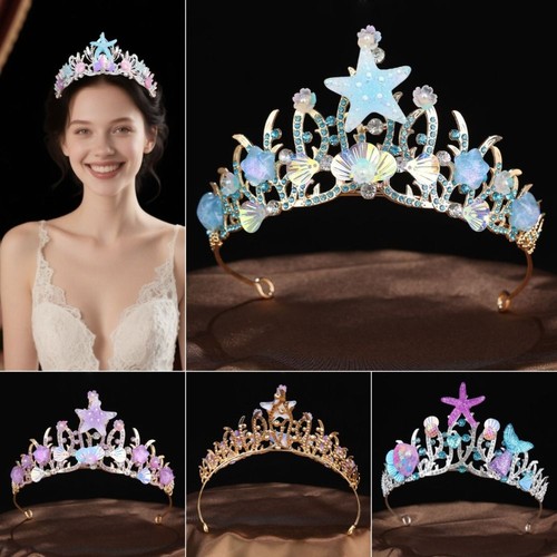 Hair accessories crystal shell - crystal,