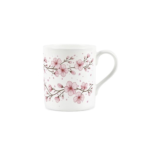 Cherry blossom bone china - china, mug