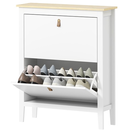 Homcom narrow shoe cabinet - homcom,