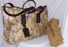 BILL AMBERG - ENGLAND - LARGE COWHIDE AND LEATHER TOTE BAG