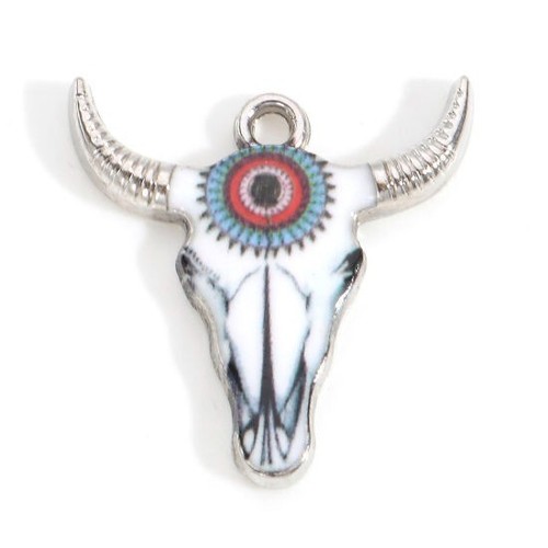 Striking cow skull shaped - cow,