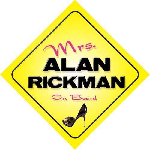 Mrs alan rickman board - on,