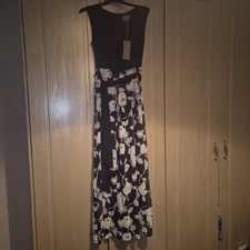 Gwenda Part Lace Dress In Navy