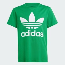 adidas Originals Adicolor Trefoil Tee Age 8/9, 14/15 Green RRP £20 IN8450