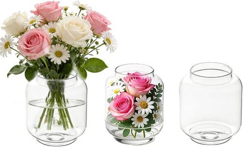 Clear bud vases for - clear,