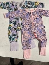 Bonds Wondersuit Bundle 2 x Sleepsuit Size 000/0-3 Mths 100% Organic Cotton