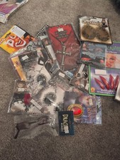 Job Lot Of Fancy Dress Halloween Partt Jewellery And Accessories 10 For £10