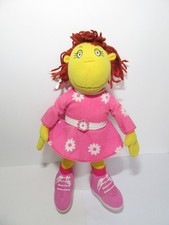 THE TWEENIES FIZZ DOLL PLUSH SOFT TOY PINK DRESS BBC TV 14" VINTAGE