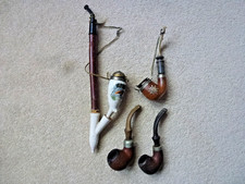 Four vintage smoking pipes - Peterson System Standard, Bruyeres Garantie plus 2