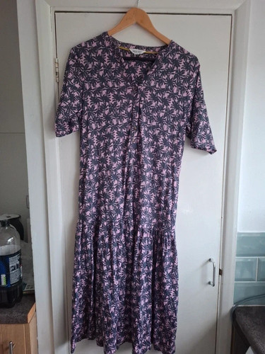 White stuff dress lilac purple - white,