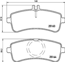New Brake Pad Set, disc brake