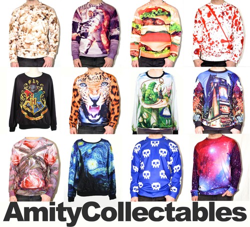 New men printed sweatshirt - new!,