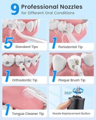 Vimmk water flosser cordless - flosser,,