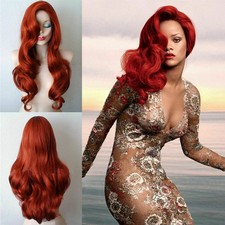 Womens Red Long Curly Hair