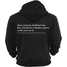 Dear Person Behind Me Hoodie You Are Enough Mental health Sweatshirt Hood
