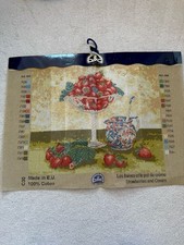 Vintage strawberries and cream - strawberries,