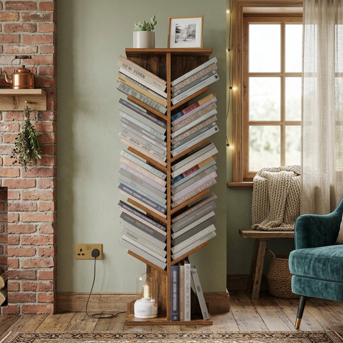 Tree bookshelf rustic - tree,