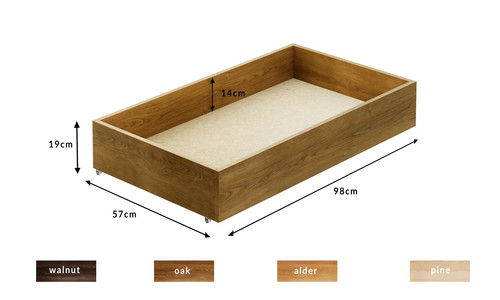 Under bed storage drawer - bed,