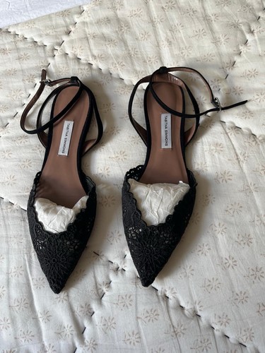 Tabitha simmons black lace - simmons, lace-up