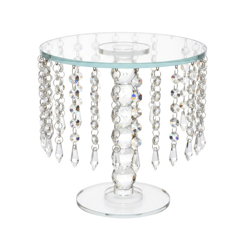 Crystal chandelier cake stand - crystal,