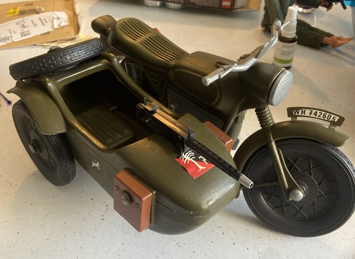Vintage action man motorcycle - action,