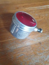 Vintage motorcycle red rear