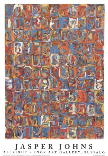 Jasper johns numbers - in, '