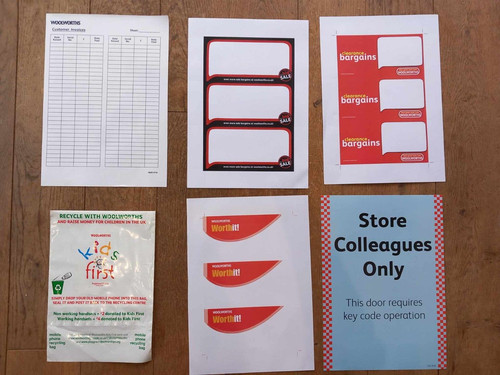 Job lot rare woolworths - lot, x