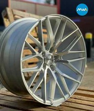 18" Inovit Blitz Alloy Wheels 5x112 Silver Machined fits VW Golf | Scirocco 