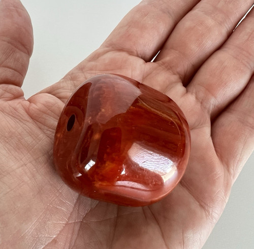 Huge bakelite bead cherry - bakelite,