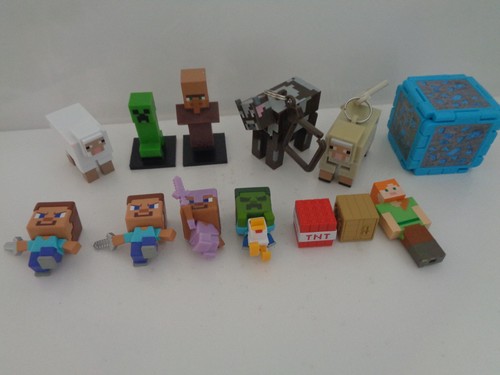 Minecraft assorted figures - minecraft,