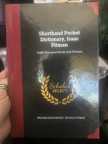 Pitman shorthand pocket - pitman,